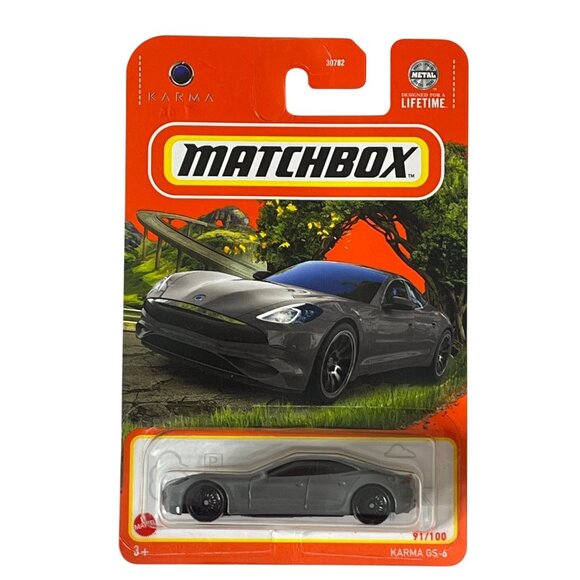 Matchbox 2023 Karma GS-6 Gray Diecast 1:64 Car 91/100 Gift Collectible - Picture 1 of 4